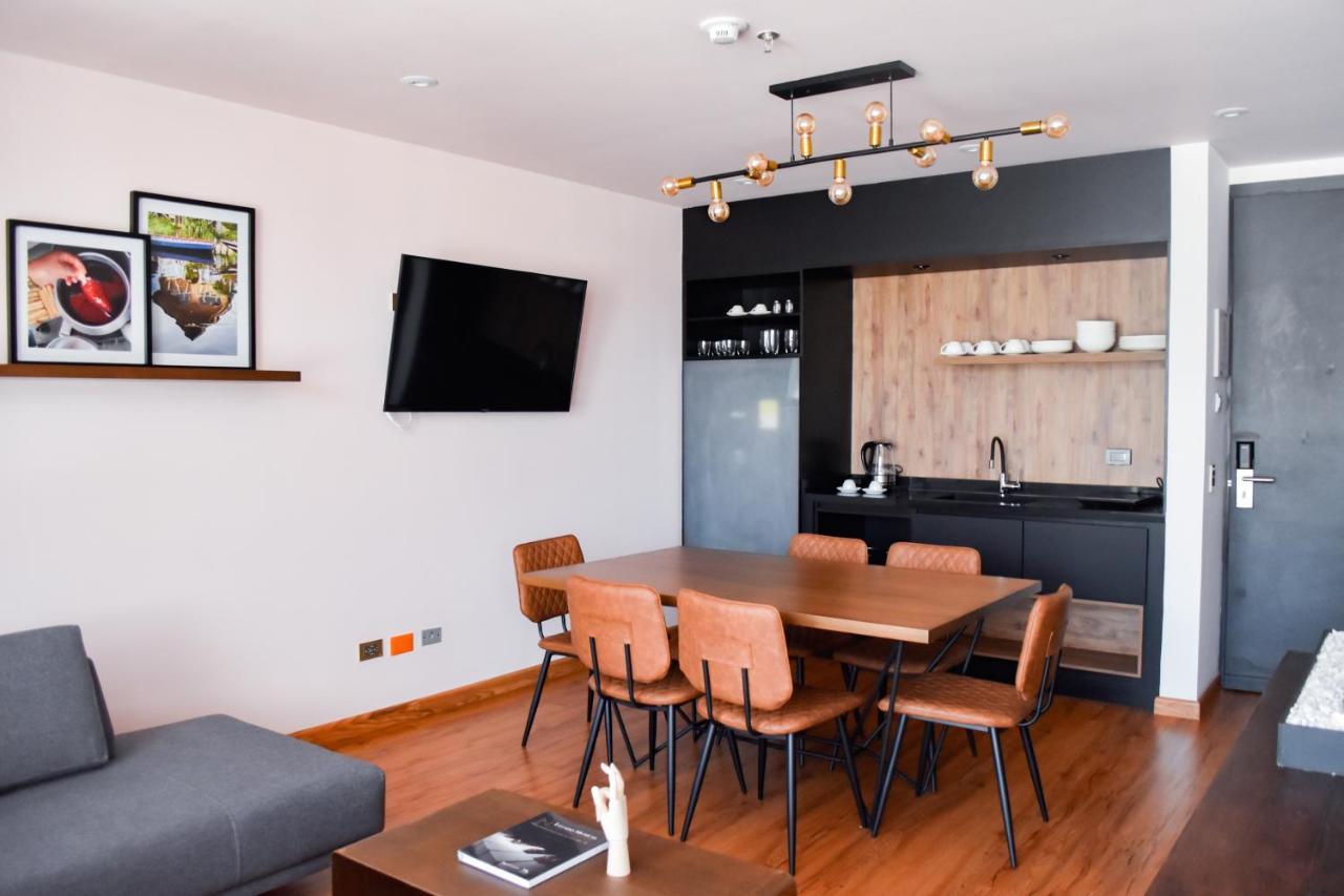 Hotel V1501 Pasto Ngoại thất bức ảnh A kitchen in a serviced apartment
